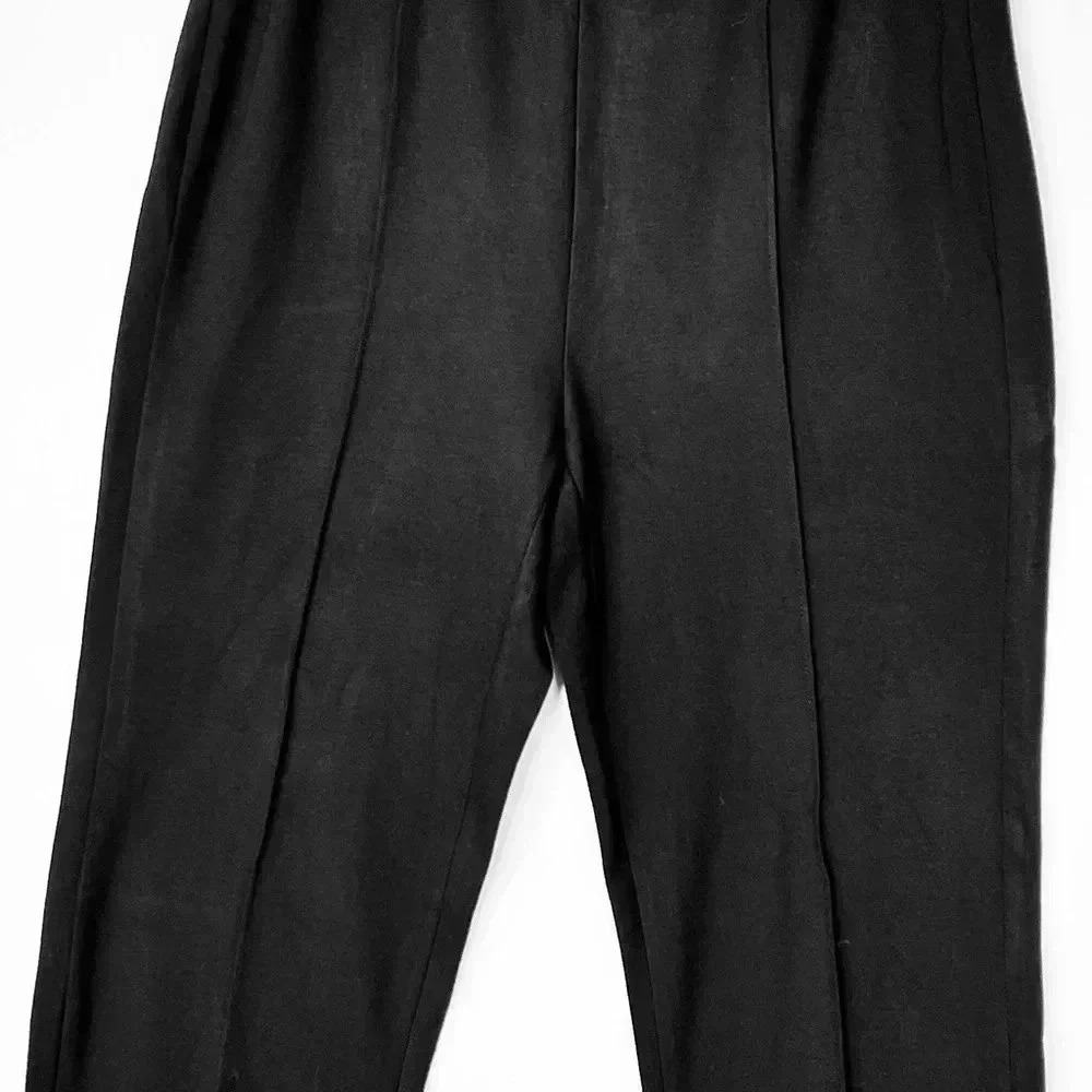 Soft Surroundings Leggings Elastic Waistband with Seam Down Leg - Picture 3 of 7